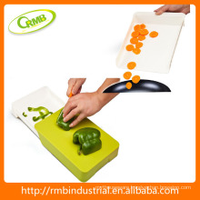 Flexible Cutting Board With Drawer